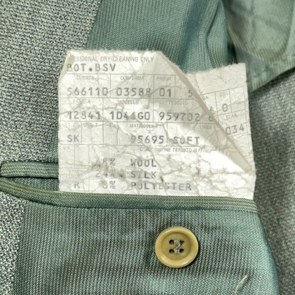 Ermenegildo Zegna Soft Wool/Silk Blend Loose Knit Unstructured Blazer Men's 42 - Picture 10 of 14